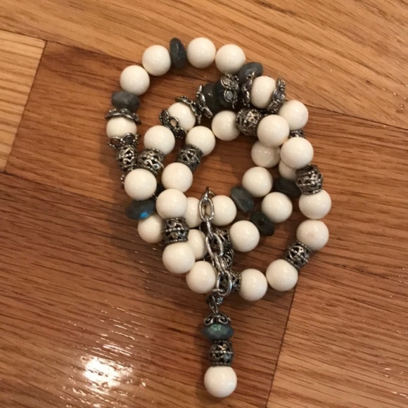 Beaded bracelet set of three - Picture 3 of 4